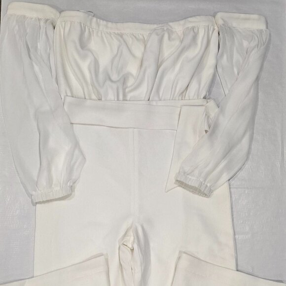 White Jumpsuit. - Picture 3 of 10